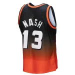 Men's Phoenix Suns Steve Nash Orange/Black 1996/97 Hardwood Classics Fadeaway Swingman Player Jersey