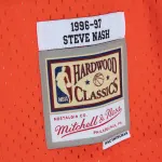 Men's Phoenix Suns Steve Nash Orange/Black 1996/97 Hardwood Classics Fadeaway Swingman Player Jersey