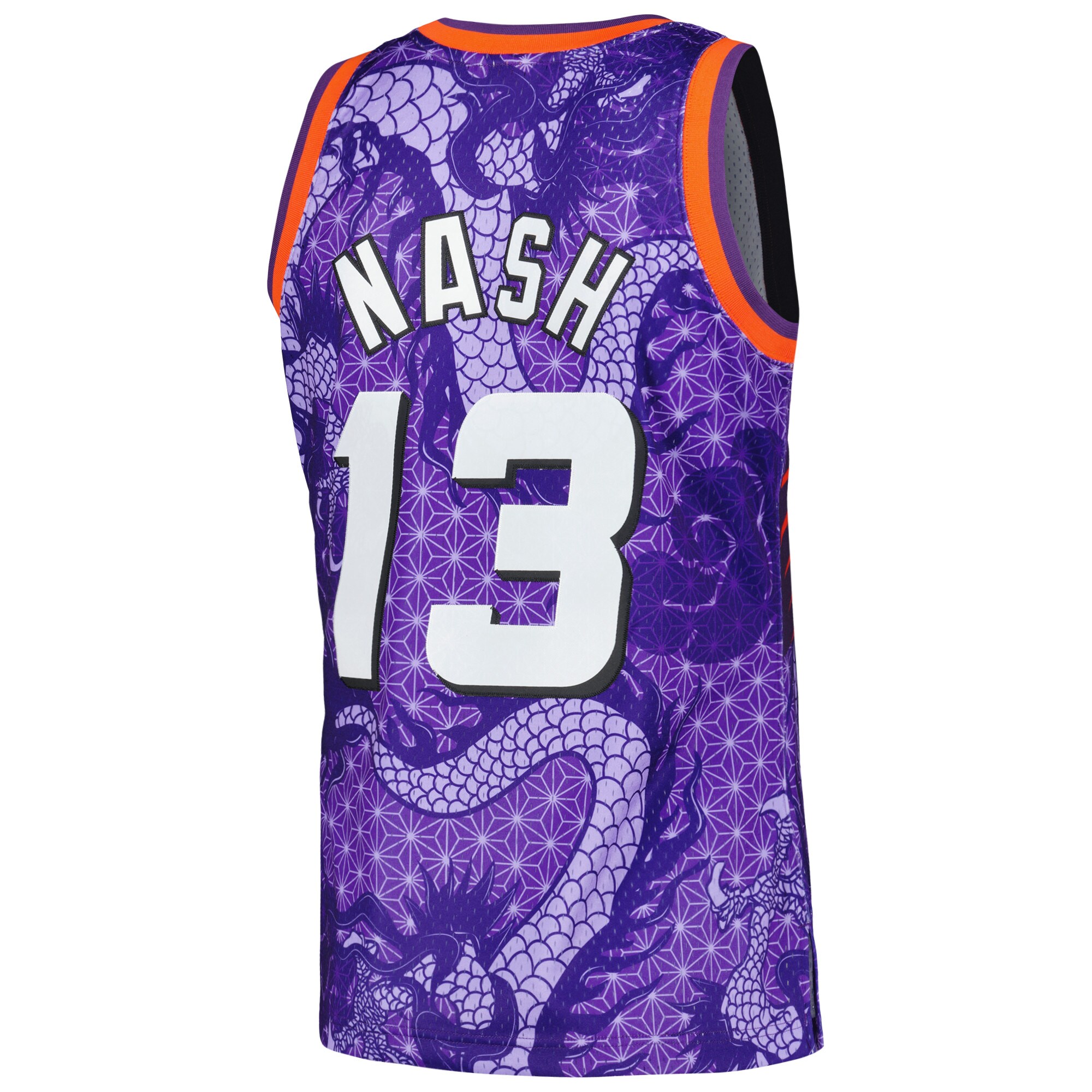 Men's Phoenix Suns Steve Nash Purple 1996/97 Hardwood Classics Asian Heritage 6.0 Swingman Throwback Player Jersey