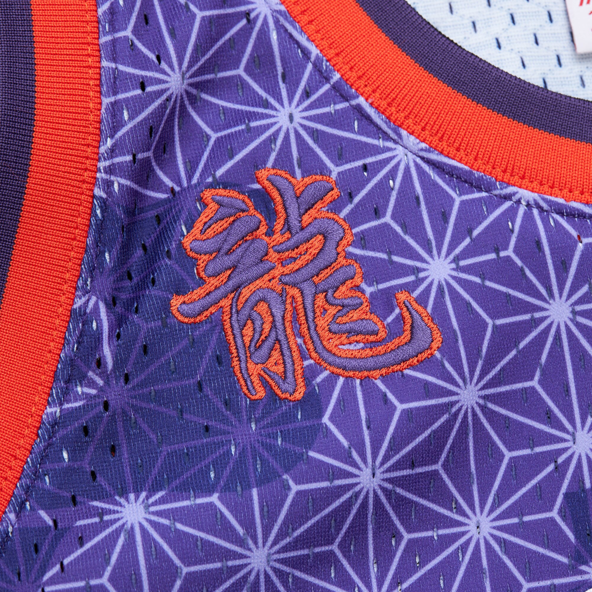 Men's Phoenix Suns Steve Nash Purple 1996/97 Hardwood Classics Asian Heritage 6.0 Swingman Throwback Player Jersey