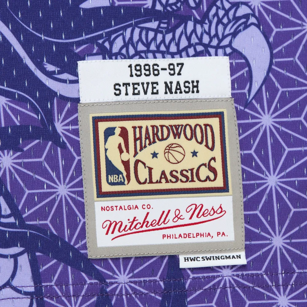 Men's Phoenix Suns Steve Nash Purple 1996/97 Hardwood Classics Asian Heritage 6.0 Swingman Throwback Player Jersey