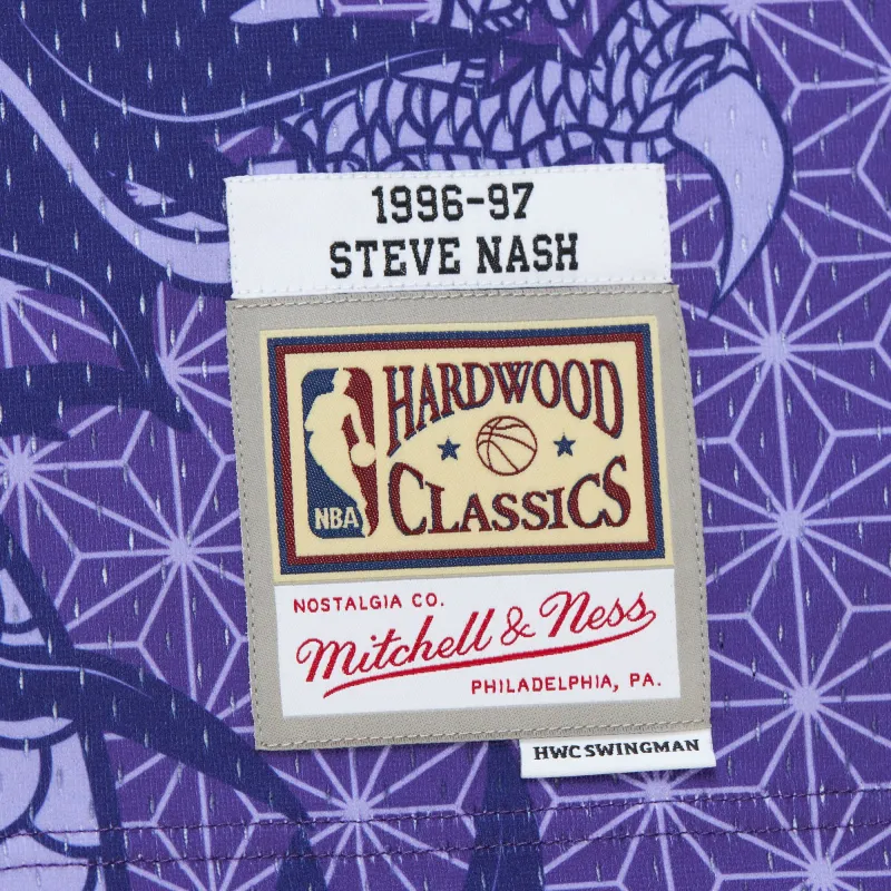 Men's Phoenix Suns Steve Nash Purple 1996/97 Hardwood Classics Asian Heritage 6.0 Swingman Throwback Player Jersey