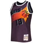 Men's Phoenix Suns Steve Nash Purple 1996/97 Hardwood Classics Off-Court Swingman Jersey
