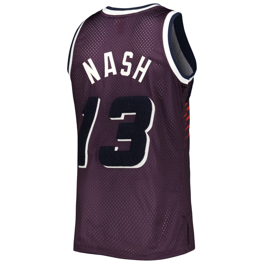 Men's Phoenix Suns Steve Nash Purple 1996/97 Hardwood Classics Off-Court Swingman Jersey