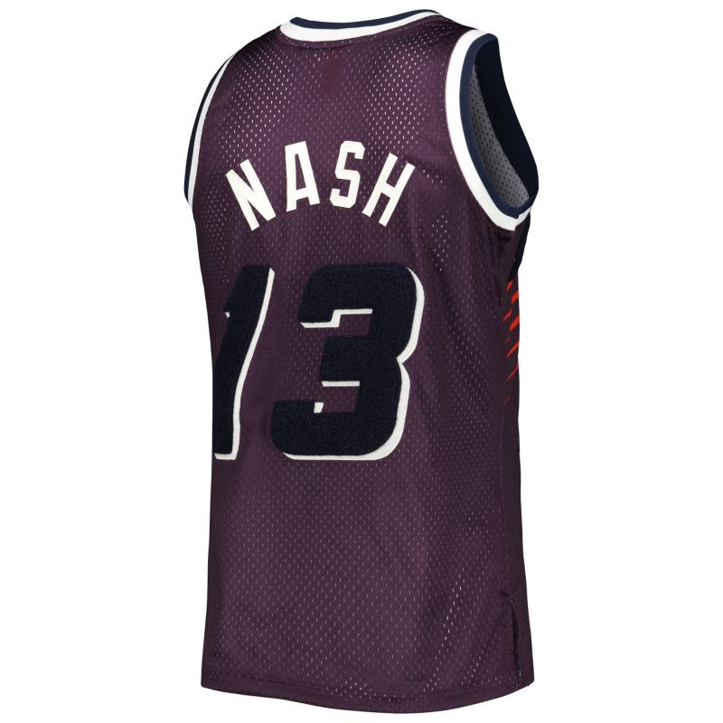 Men's Phoenix Suns Steve Nash Purple 1996/97 Hardwood Classics Off-Court Swingman Jersey