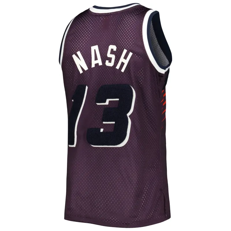 Men's Phoenix Suns Steve Nash Purple 1996/97 Hardwood Classics Off-Court Swingman Jersey