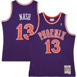 Men's Phoenix Suns Steve Nash Purple 2001/02 Hardwood Classics Swingman Jersey