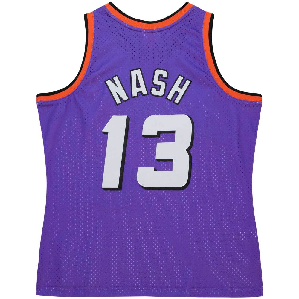 Men's Phoenix Suns Steve Nash Purple Hardwood Classics 1996/97 Tropical Swingman Jersey
