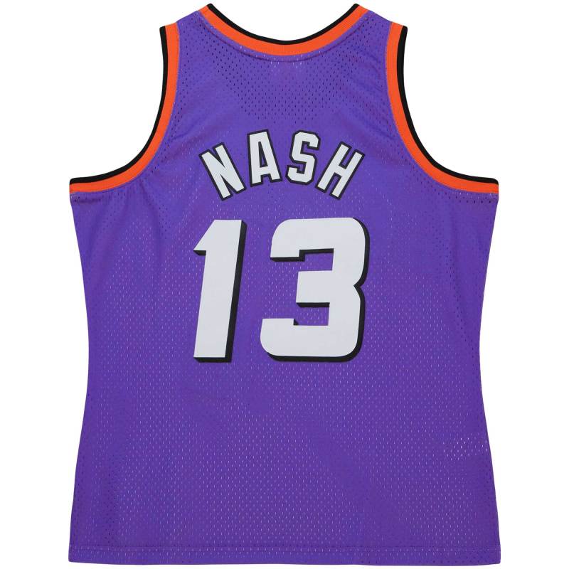 Men's Phoenix Suns Steve Nash Purple Hardwood Classics 1996/97 Tropical Swingman Jersey