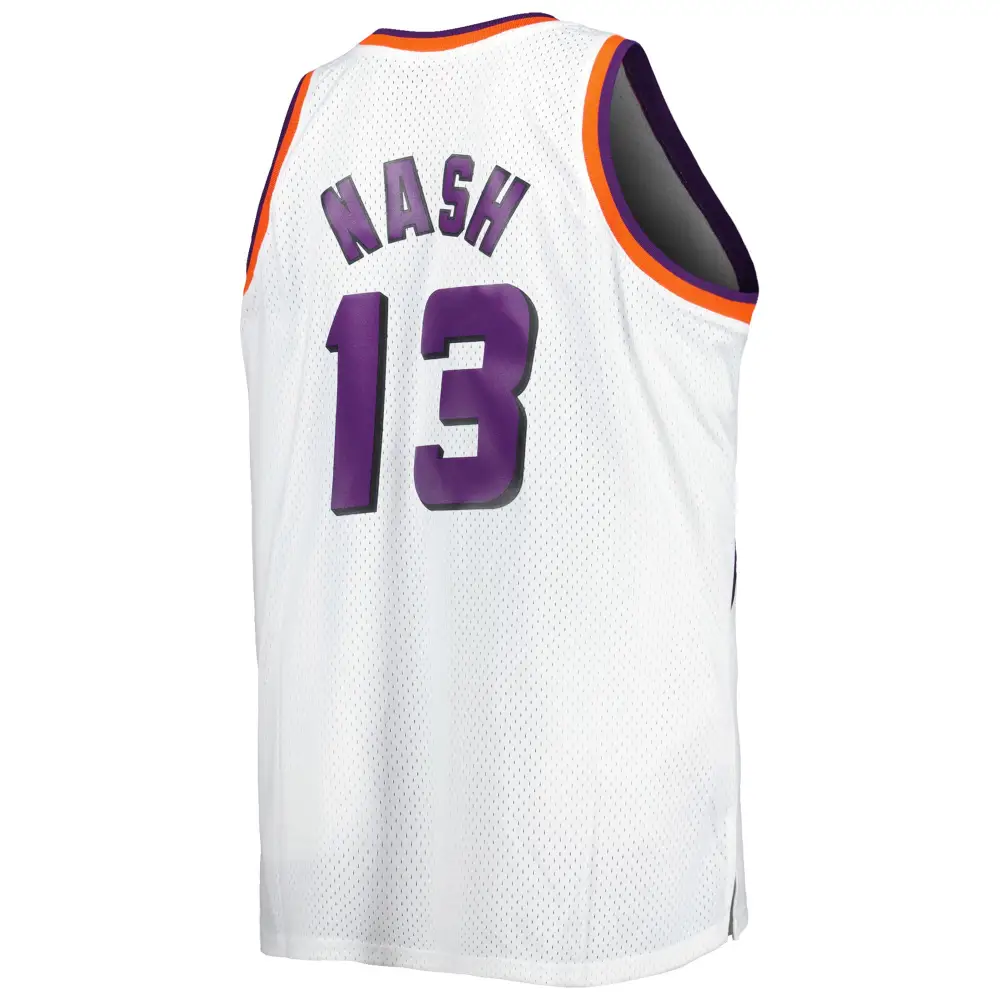 Men's Phoenix Suns Steve Nash White Big & Tall Hardwood Classics 1996/97 Swingman Jersey