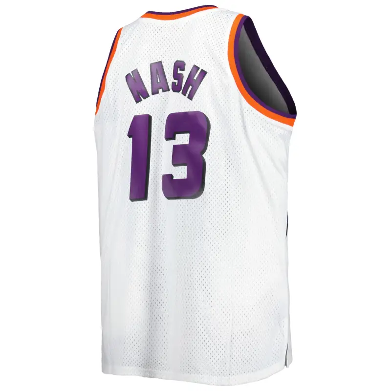 Men's Phoenix Suns Steve Nash White Big & Tall Hardwood Classics 1996/97 Swingman Jersey