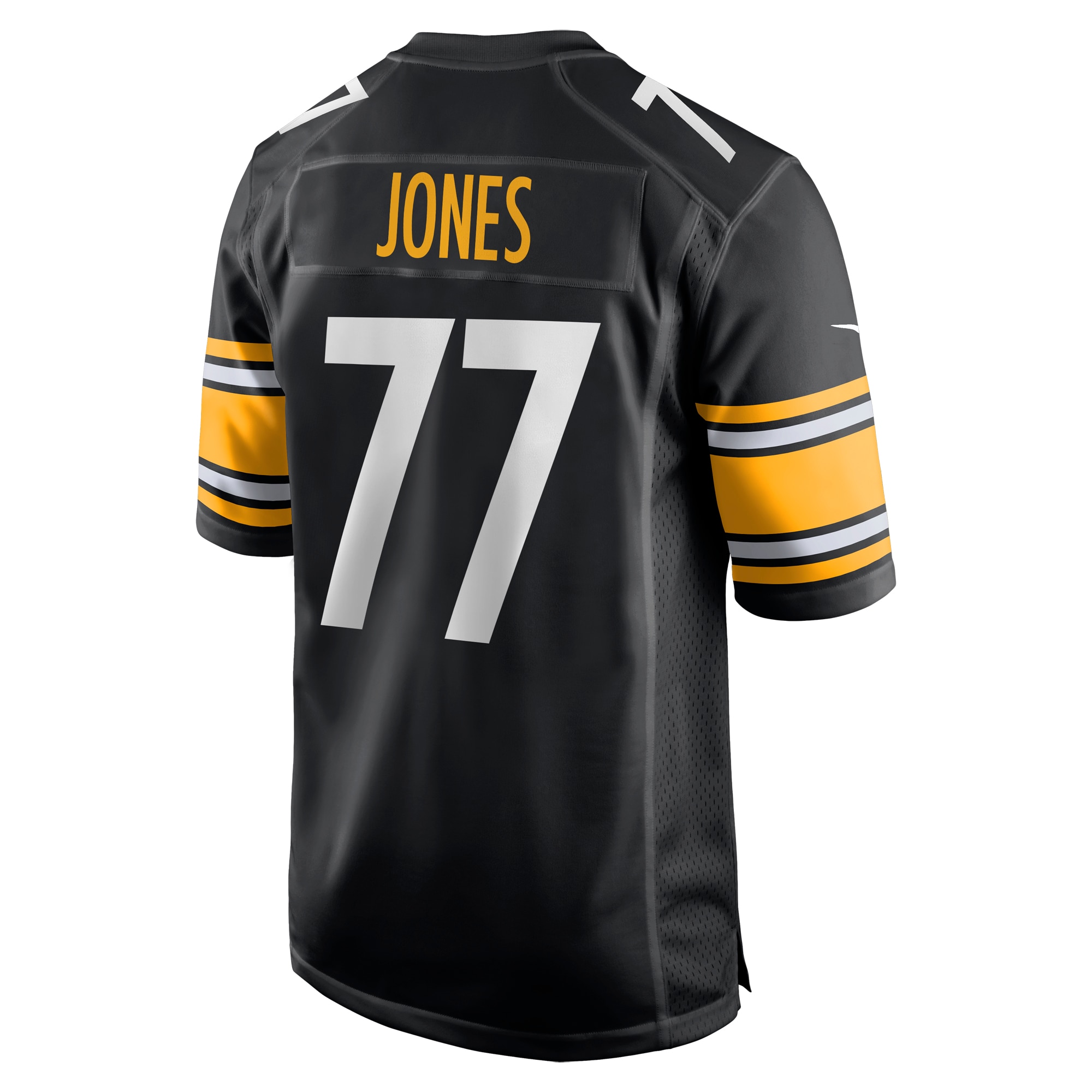 Men's Pittsburgh Steelers Broderick Jones Black 2023 NFL Draft First Round Pick Game Jersey