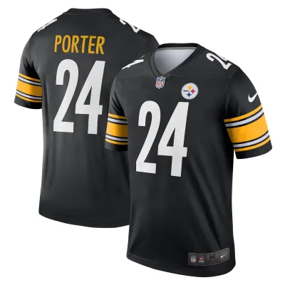 Men's Pittsburgh Steelers Joey Porter Jr.  Black  Legend Jersey 01