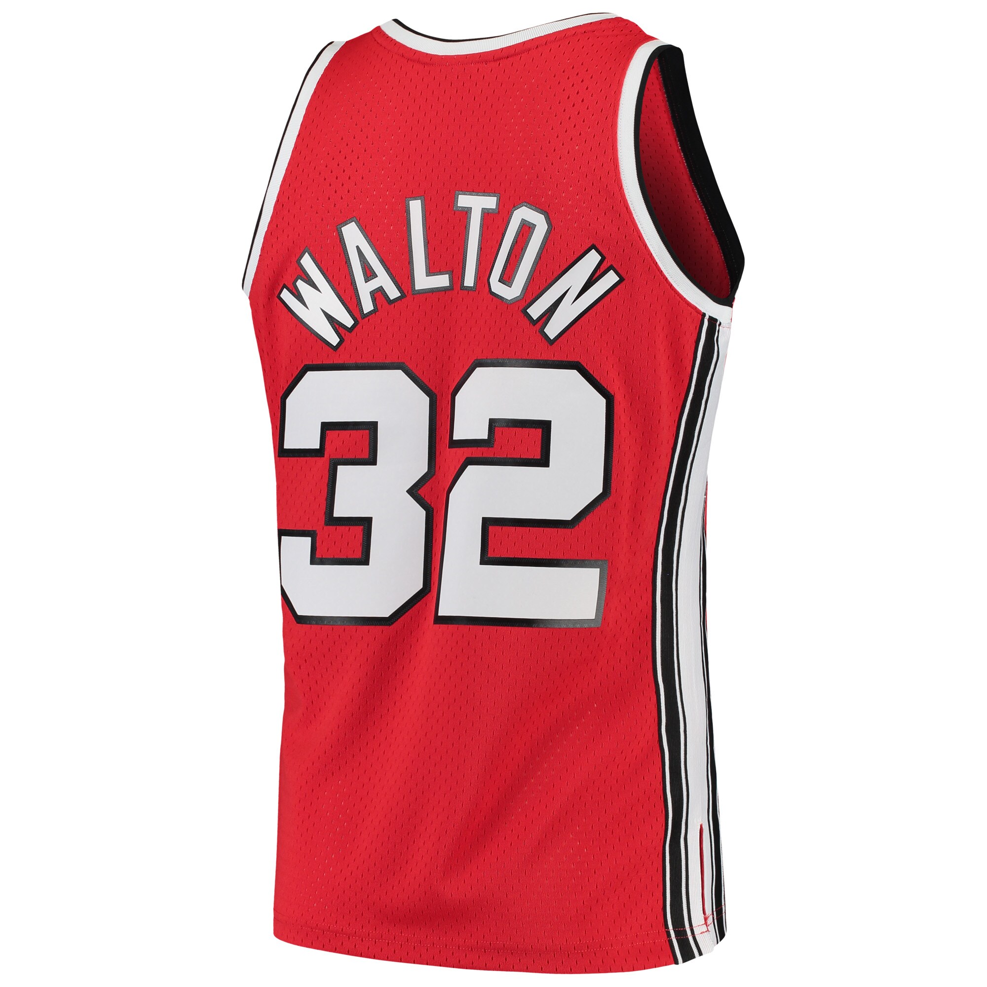 Men's Portland Trail Blazers Bill Walton Red 1976/77 Hardwood Classics Swingman Jersey