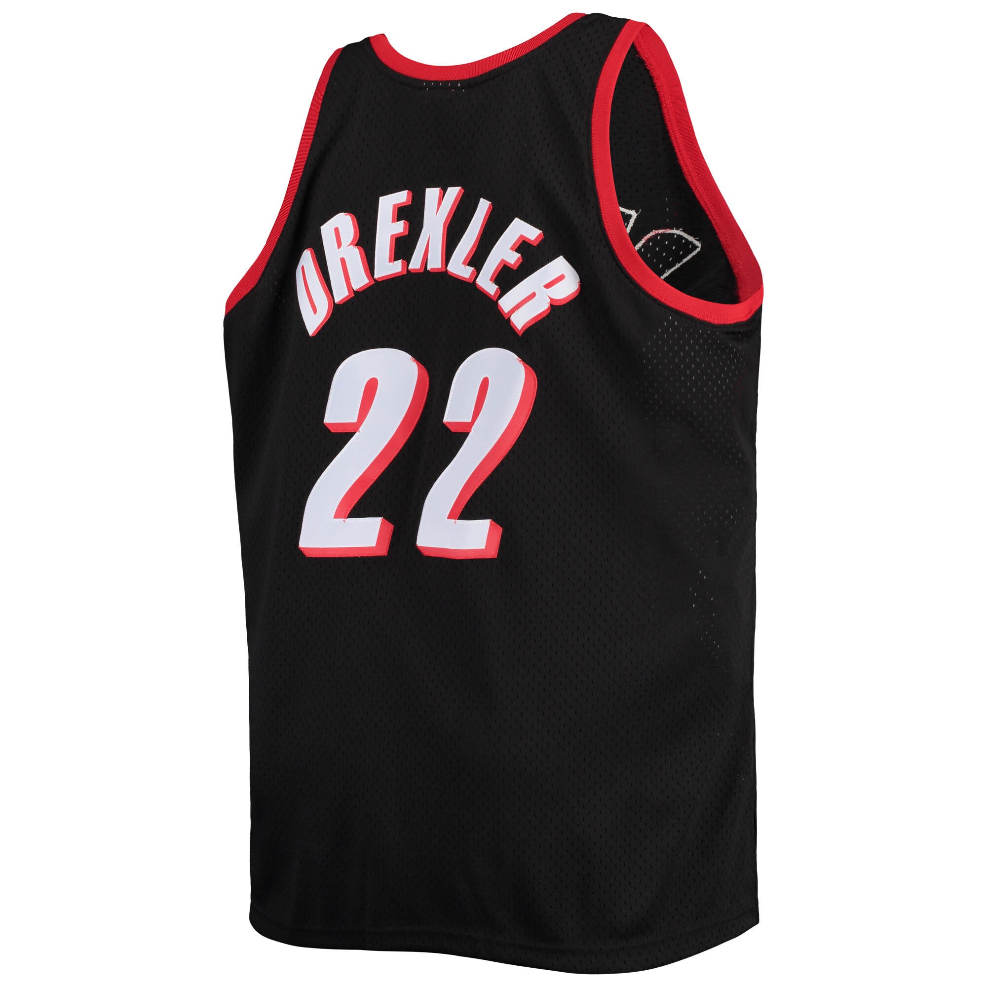 Men's Portland Trail Blazers Clyde Drexler Black 1991/92 Big & Tall Hardwood Classics Swingman Jersey