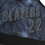 Men's Portland Trail Blazers Clyde Drexler Black Hardwood Classics 1991/92 Tie-Dye Swingman Jersey