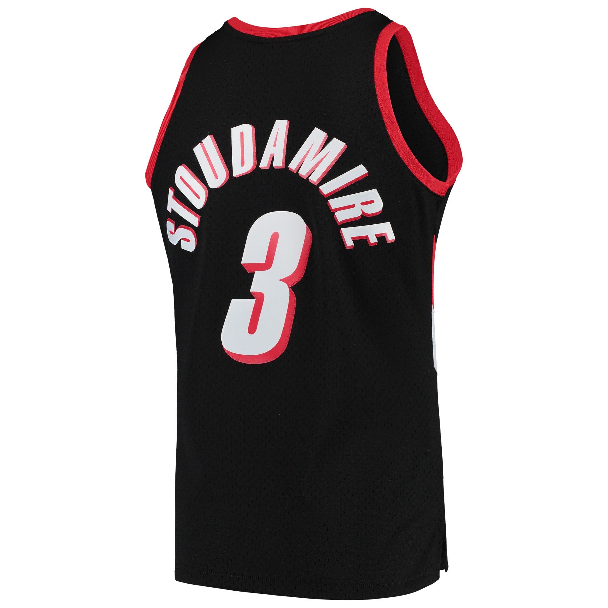 Men's Portland Trail Blazers Damon Stoudamire Black 1999/00 Hardwood Classics Swingman Jersey