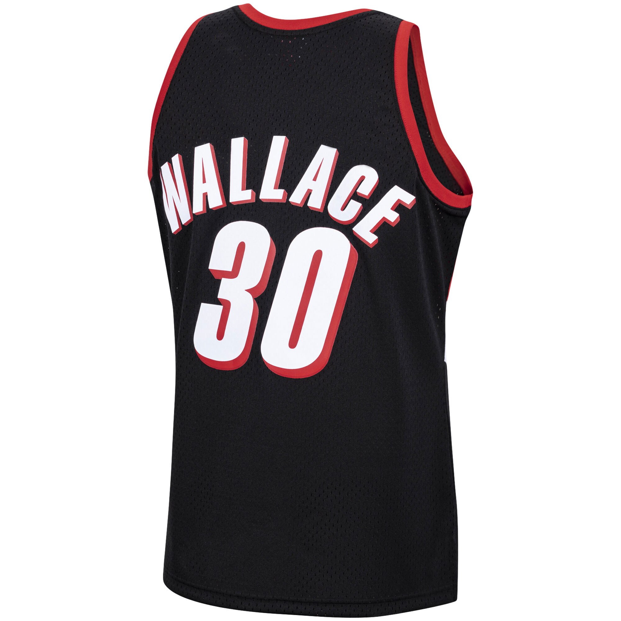 Men's Portland Trail Blazers Rasheed Wallace Black 1999/00 Hardwood Classics Swingman Jersey