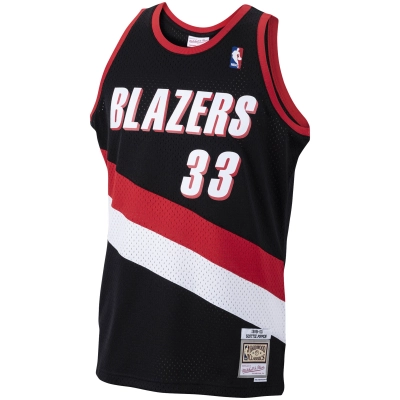 Men's Portland Trail Blazers Scottie Pippen Black 1999/00 Hardwood Classics Swingman Jersey 02