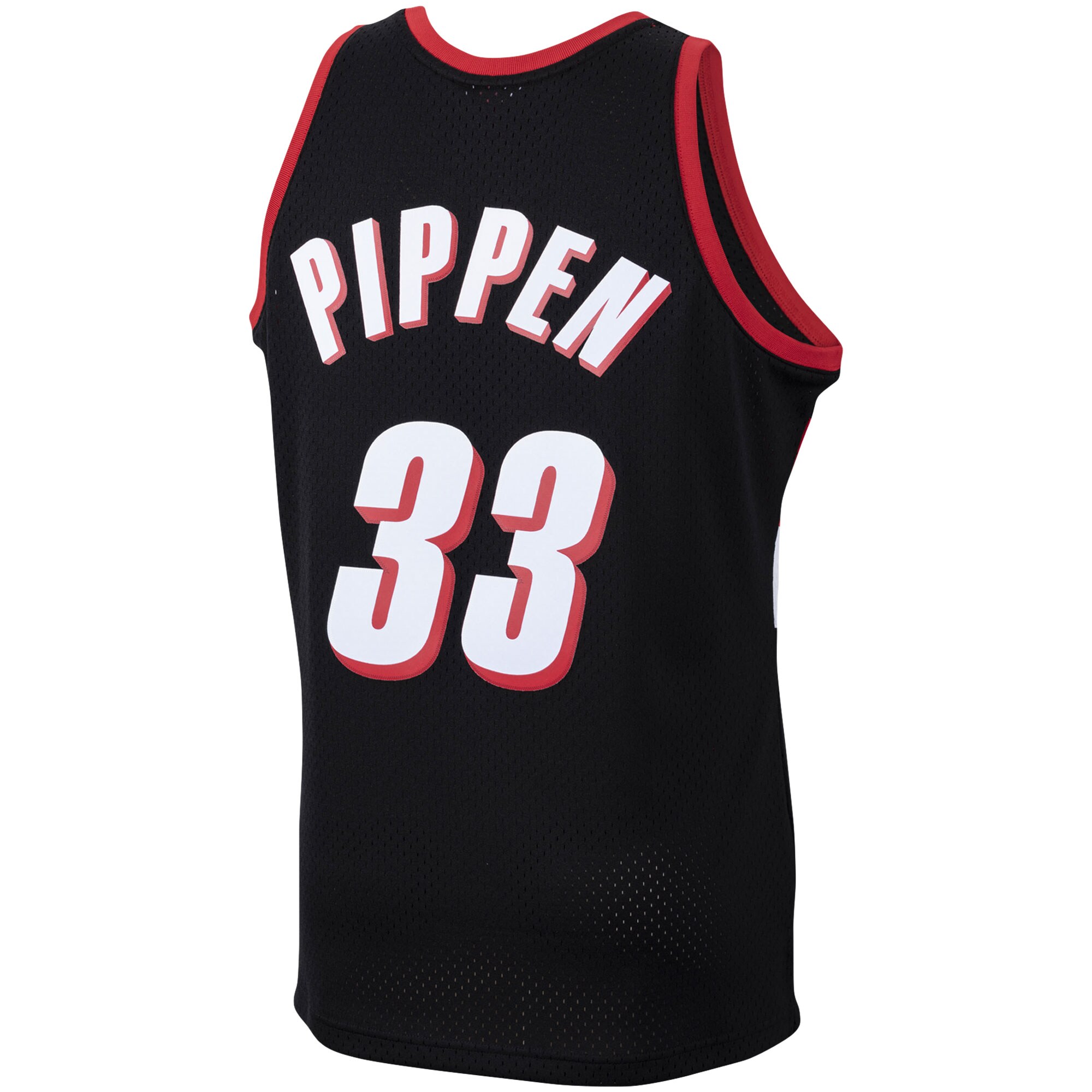 Men's Portland Trail Blazers Scottie Pippen Black 1999/00 Hardwood Classics Swingman Jersey