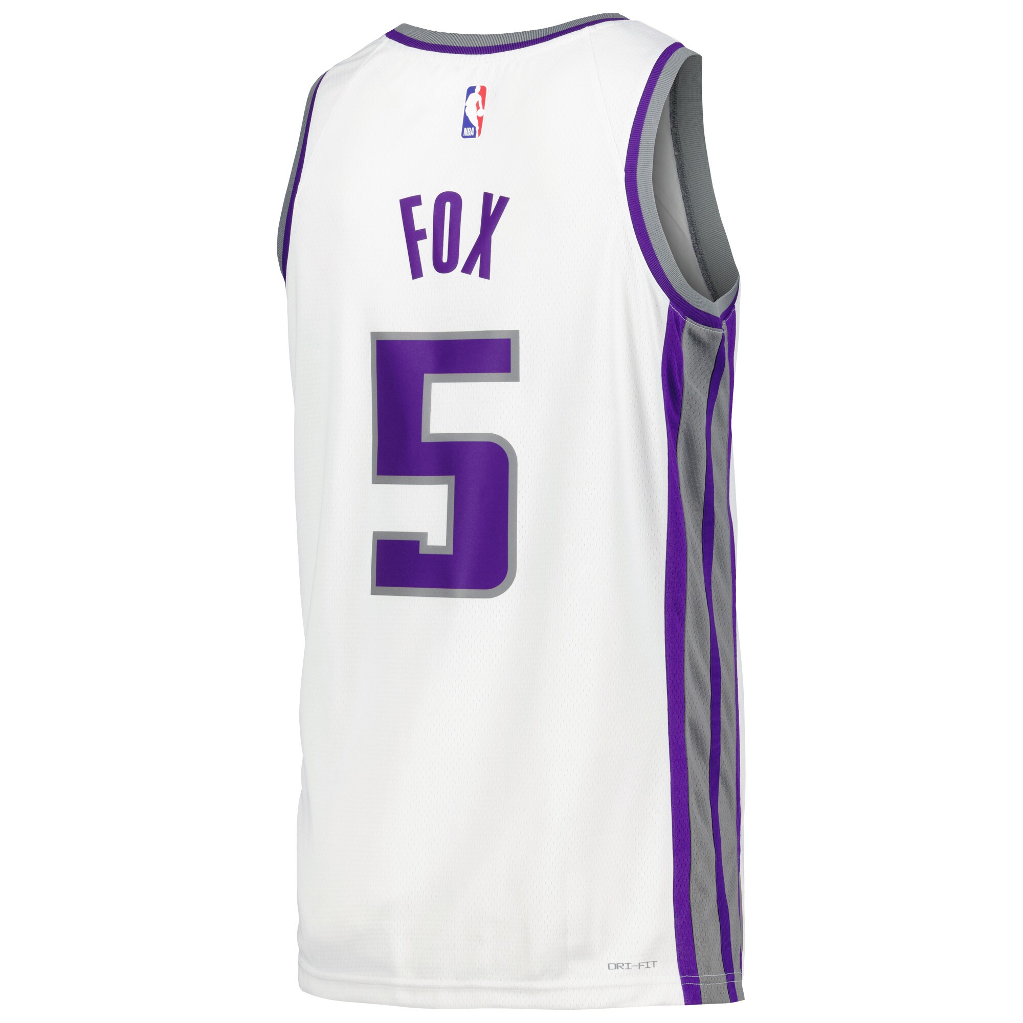 Men's Sacramento Kings De'Aaron Fox White Swingman Jersey - Association Edition
