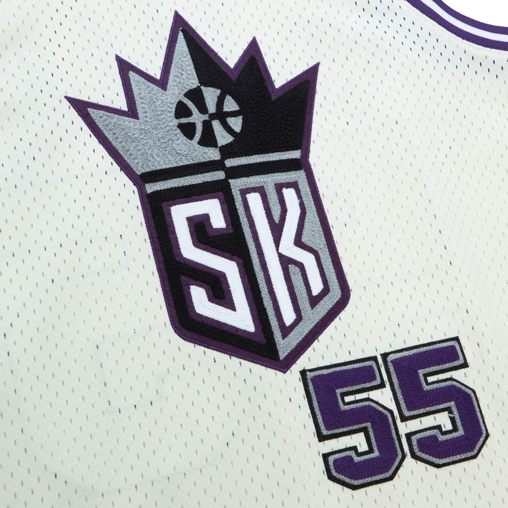 Men's Sacramento Kings Jason Williams Cream Chainstitch Swingman Jersey