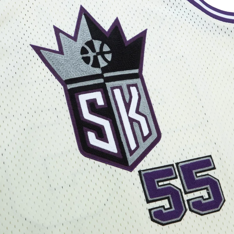 Men's Sacramento Kings Jason Williams Cream Chainstitch Swingman Jersey