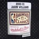 Men's Sacramento Kings Jason Williams Purple/Black Hardwood Classics 2000/01 Split Swingman Jersey