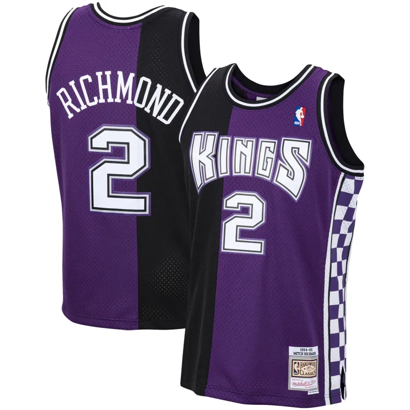 Men's Sacramento Kings Mitch Richmond Purple 1994/95 Hardwood Classics Swingman Jersey