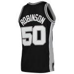 Men's San Antonio Spurs David Robinson Black 1991/92 Hardwood Classics Swingman Jersey