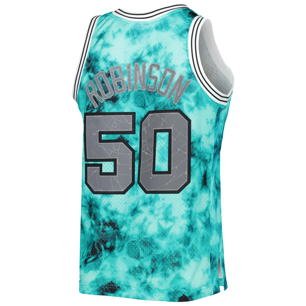 Men's San Antonio Spurs David Robinson Teal 1998/99 Galaxy Swingman Jersey