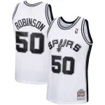 Men's San Antonio Spurs David Robinson White 1998/99 Hardwood Classics Swingman Jersey