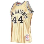 Men's San Antonio Spurs George Gervin Gold 75th Anniversary 1977/78 Hardwood Classics Swingman Jersey