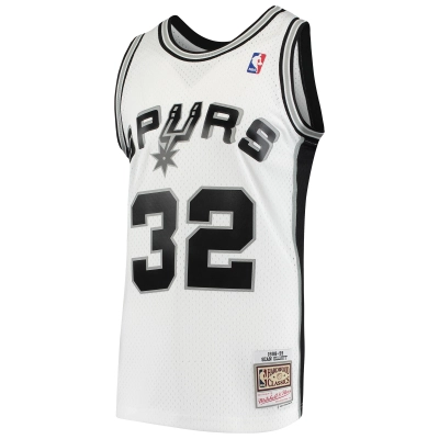 Men's San Antonio Spurs Sean Elliott White 1998/99 Hardwood Classics Swingman Jersey 02