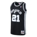 Men's San Antonio Spurs Tim Duncan Black 1998/99 Hardwood Classics Swingman Jersey