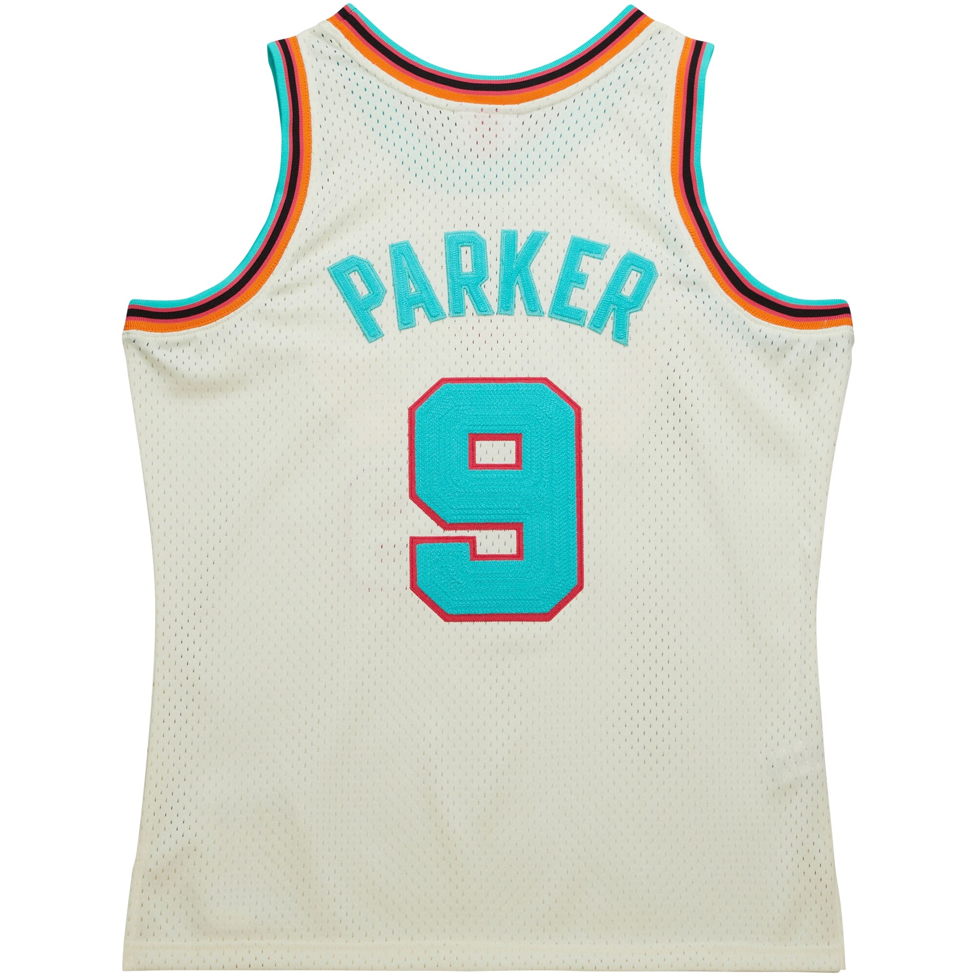 Men's San Antonio Spurs Tony Parker Cream Chainstitch Swingman Jersey