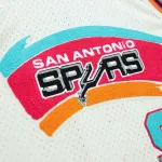Men's San Antonio Spurs Tony Parker Cream Chainstitch Swingman Jersey