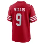 Men's San Francisco 49ers Brayden Willis Scarlet Team Game Jersey