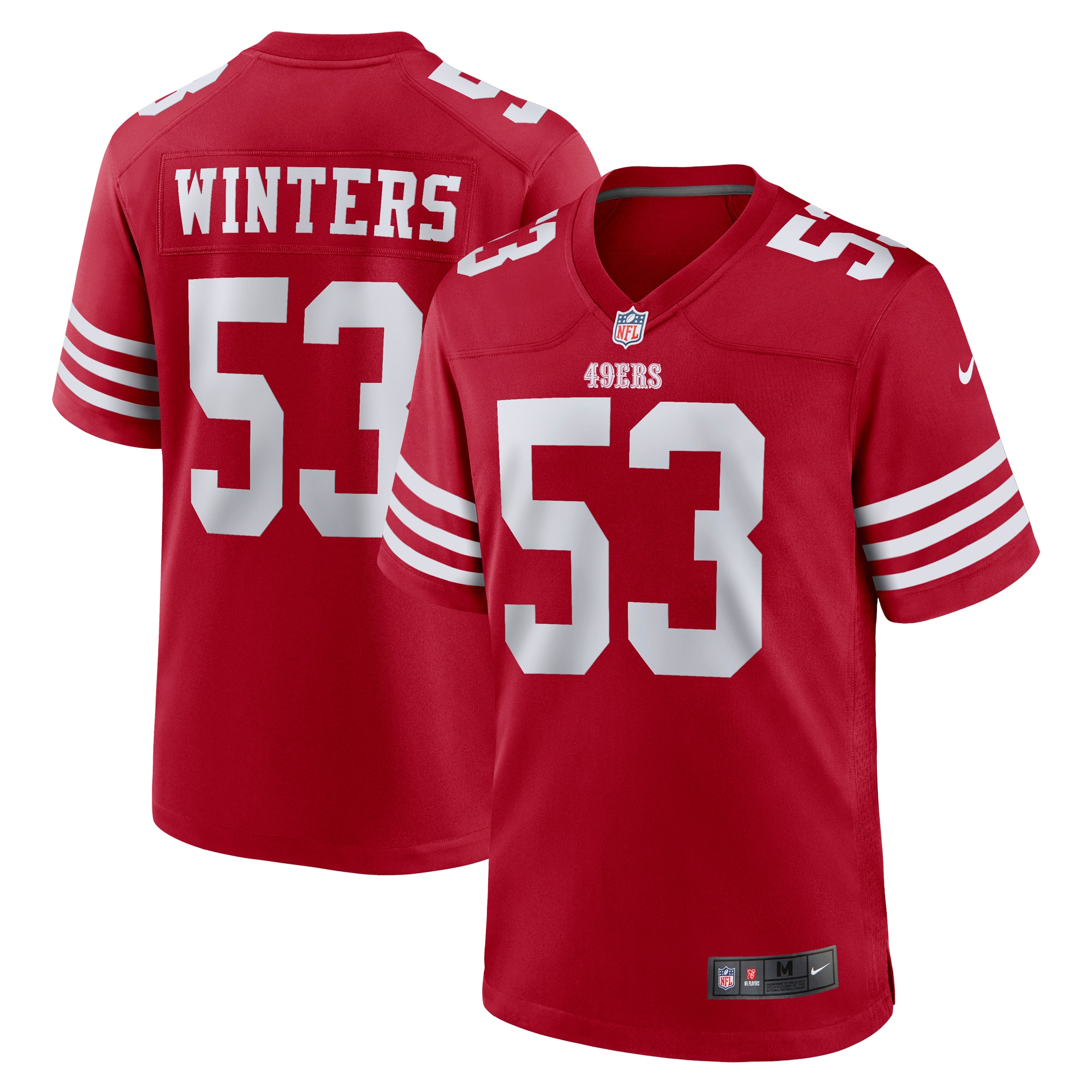 Men's San Francisco 49ers Dee Winters Scarlet Team Game Jersey