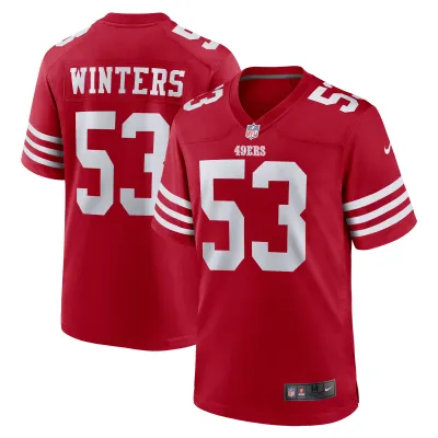 Men's San Francisco 49ers Dee Winters Scarlet Team Game Jersey 01