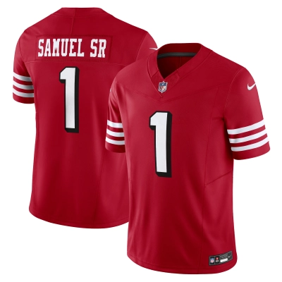 Men's San Francisco 49ers Deebo Samuel Sr Scarlet Alternate Vapor F.U.S.E. Limited Jersey 01