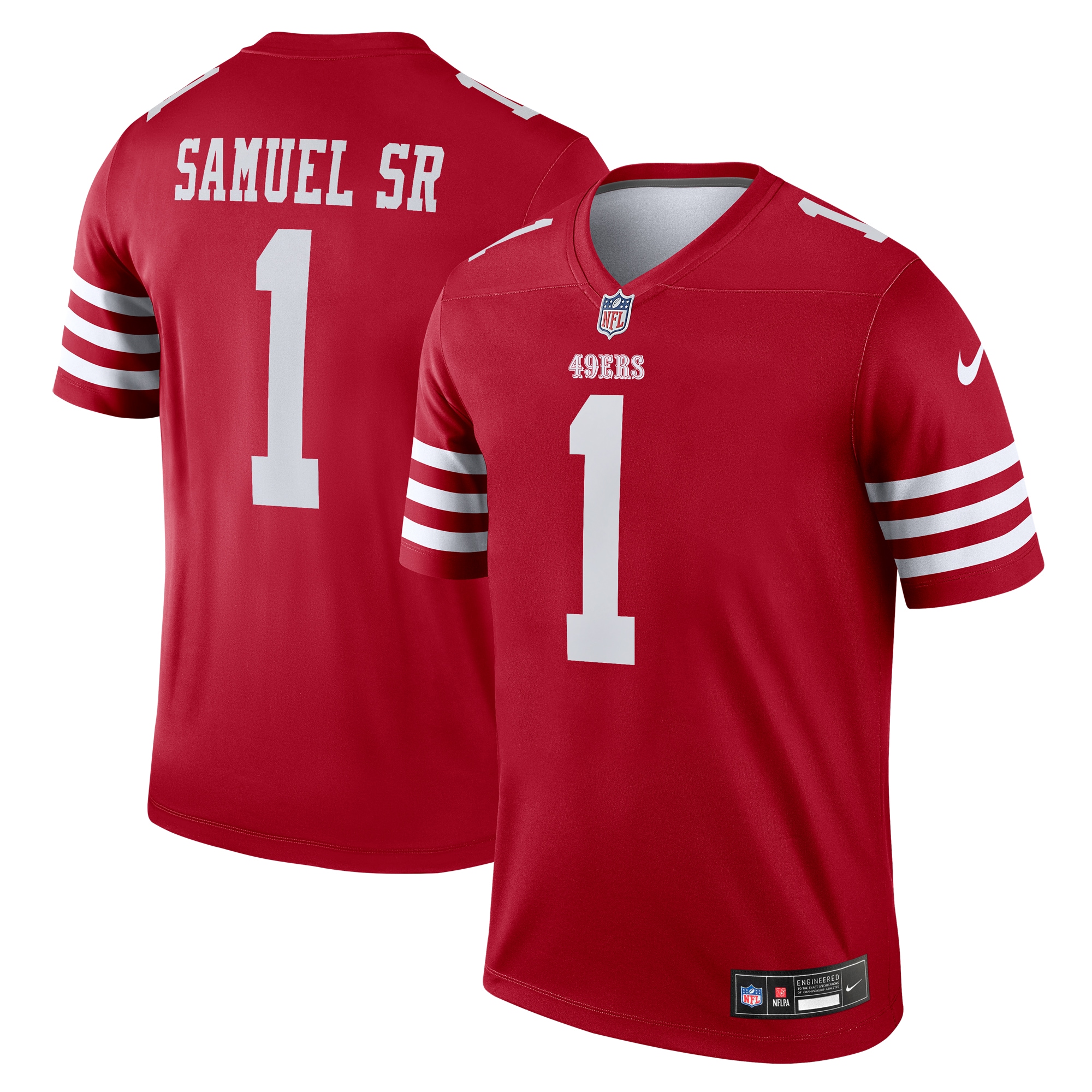 Men's San Francisco 49ers Deebo Samuel Sr Scarlet Legend Jersey