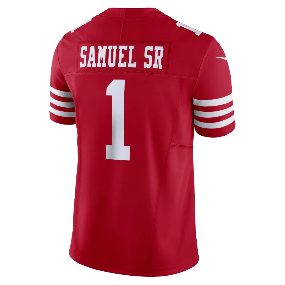 Men's San Francisco 49ers Deebo Samuel Sr Scarlet Vapor F.U.S.E. Limited Jersey