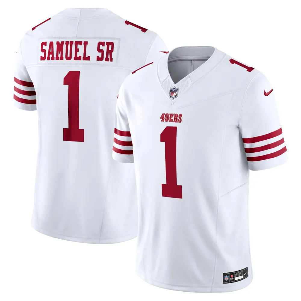 Men's San Francisco 49ers Deebo Samuel Sr White Vapor F.U.S.E. Limited Jersey