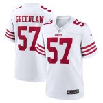 Men's San Francisco 49ers Dre Greenlaw  White Team Game Jersey