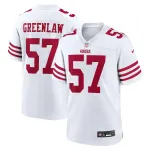 Men's San Francisco 49ers Dre Greenlaw  White Team Game Jersey