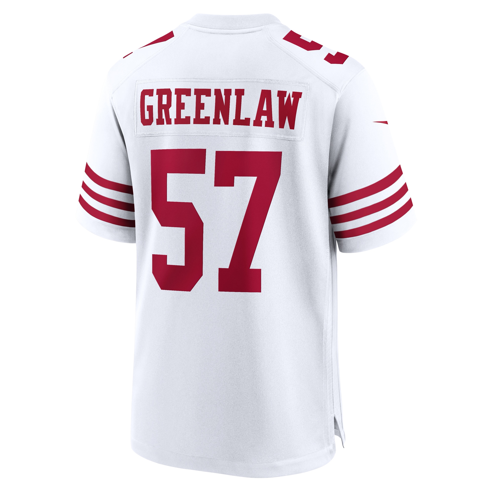 Men's San Francisco 49ers Dre Greenlaw  White Team Game Jersey