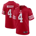 Men's San Francisco 49ers Jake Moody Scarlet Team Game Jersey