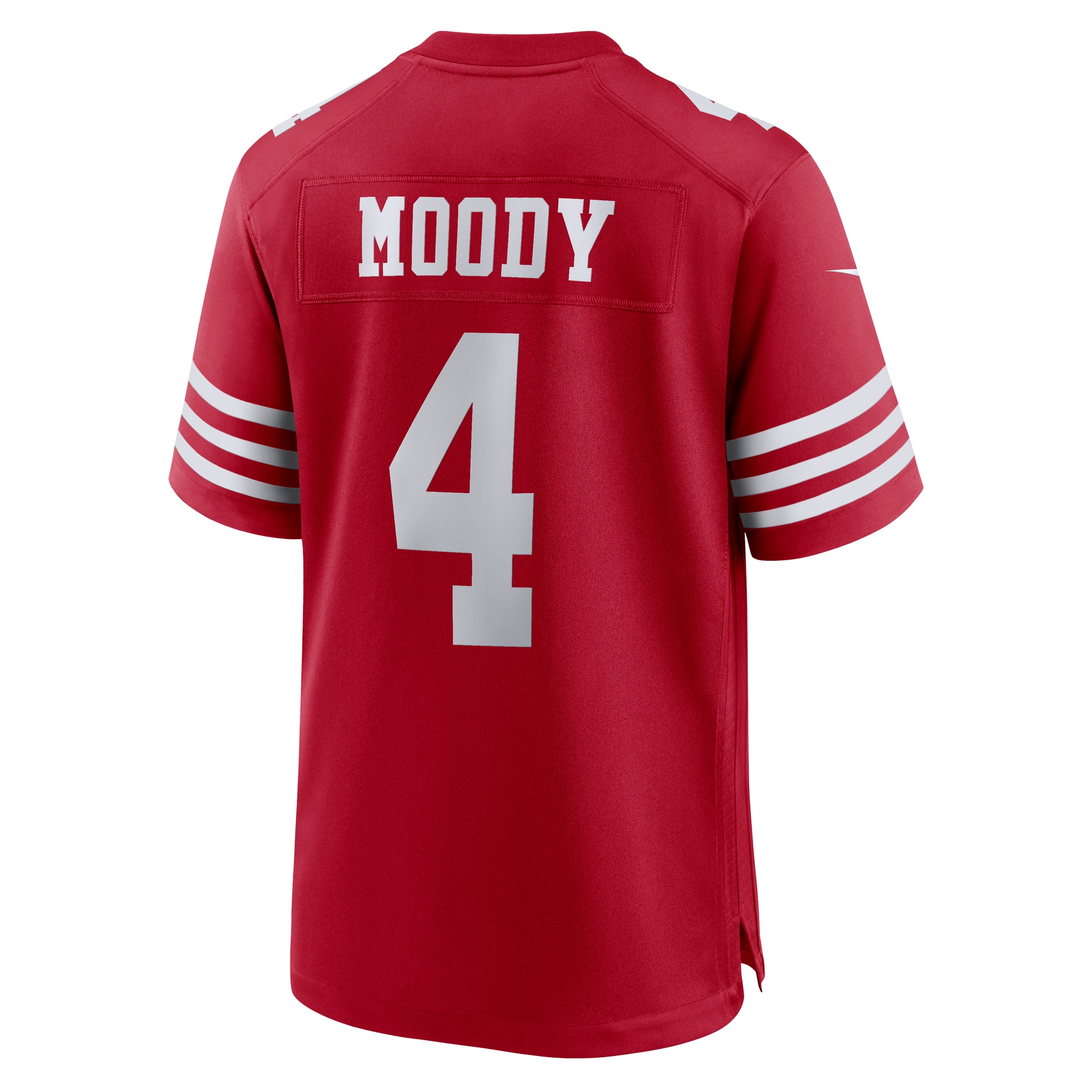 Men's San Francisco 49ers Jake Moody Scarlet Team Game Jersey