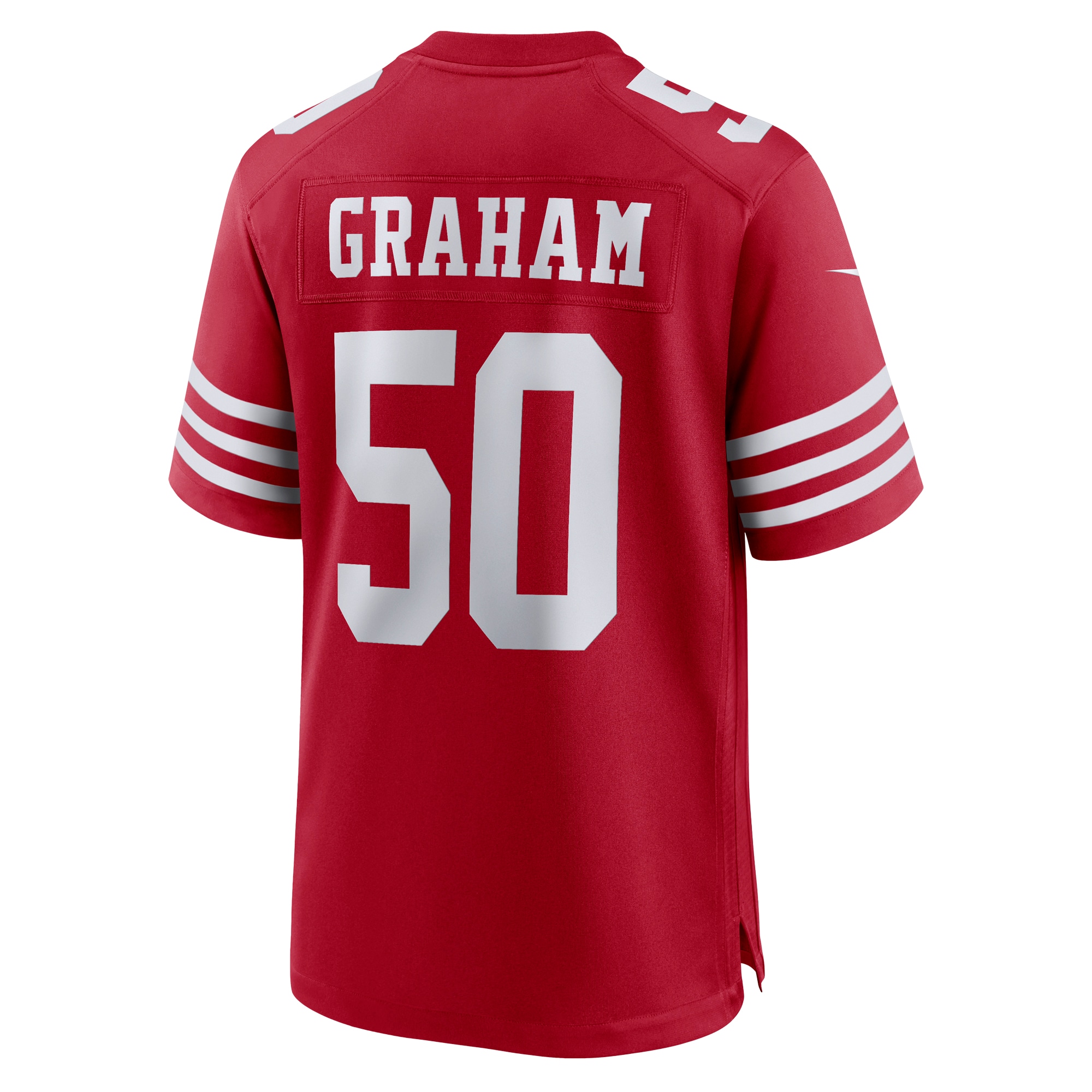 Men's San Francisco 49ers Jalen Graham Scarlet Team Game Jersey
